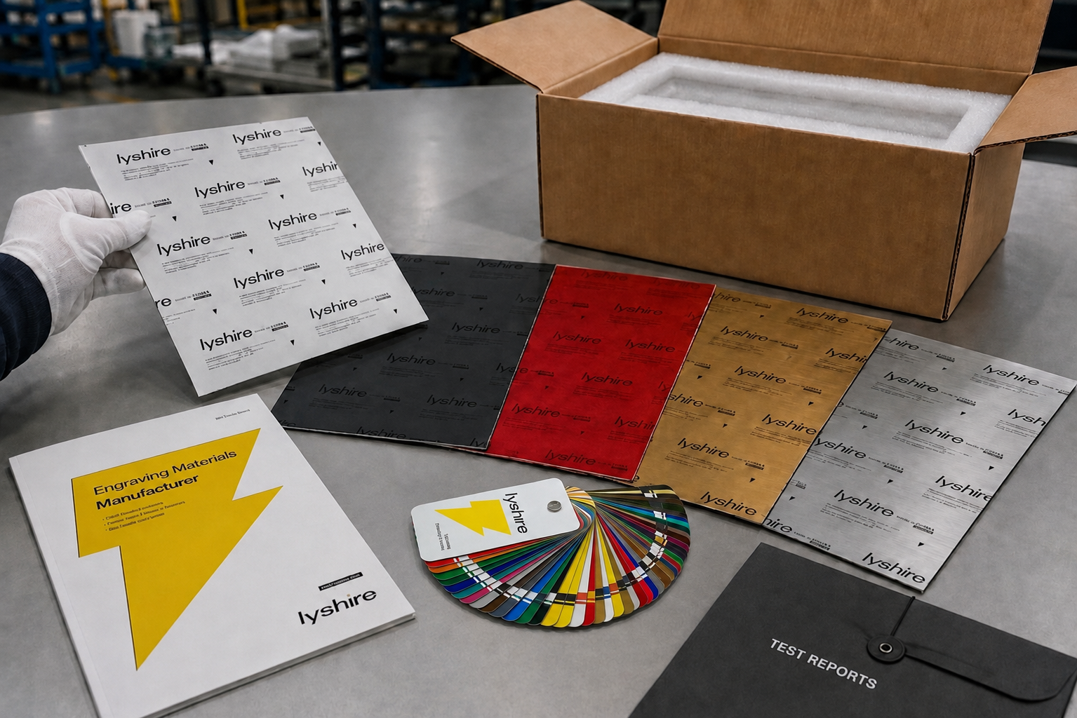 Les acheteurs professionnels peuvent-ils obtenir des échantillons de plastique de gravure gratuits de LYSHIRE ?