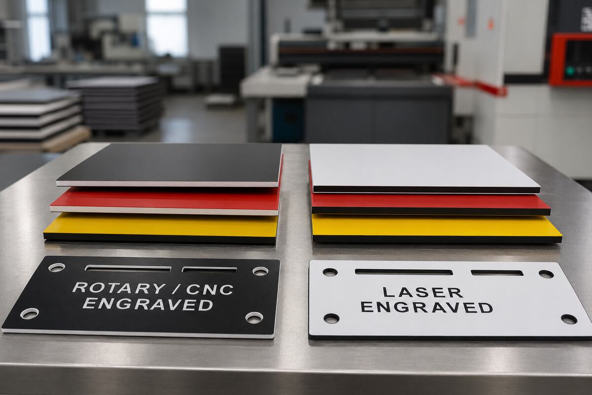 Feuilles de gravure ABS ou acrylique : quel est le meilleur pour la gravure rotative ou laser ?