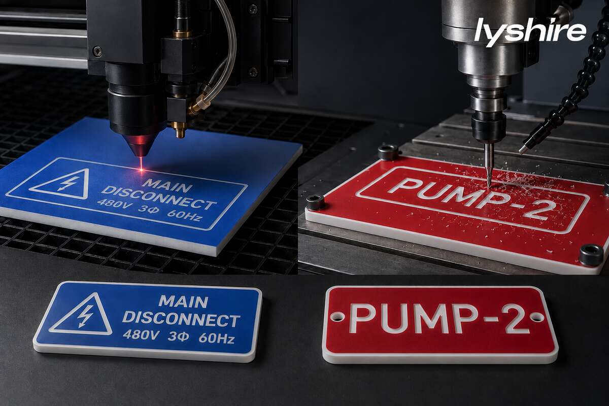 Gravure laser ou rotative sur plastique : comment choisir la bonne feuille