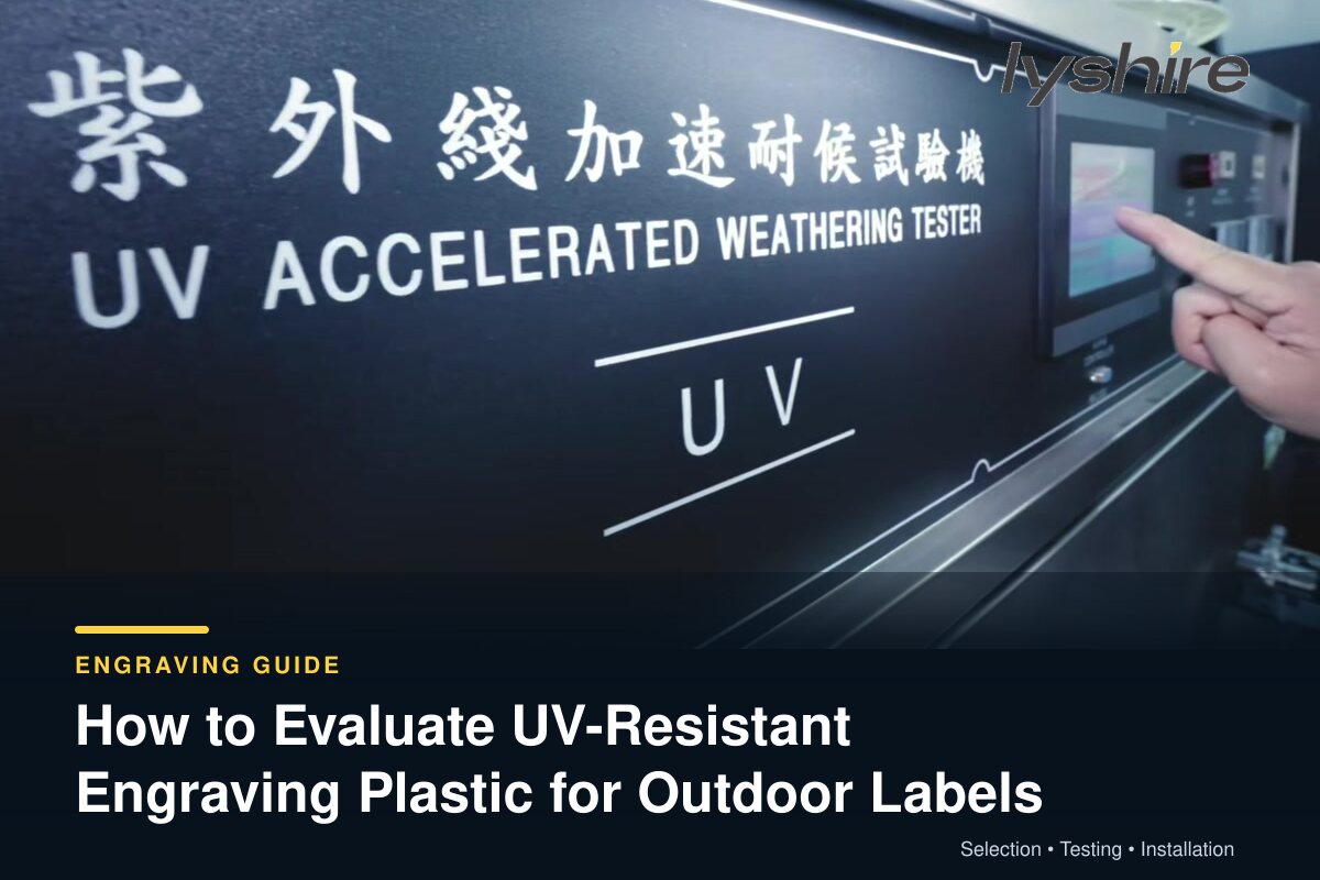 Comment évaluer le plastique de gravure résistant aux UV pour les étiquettes extérieures