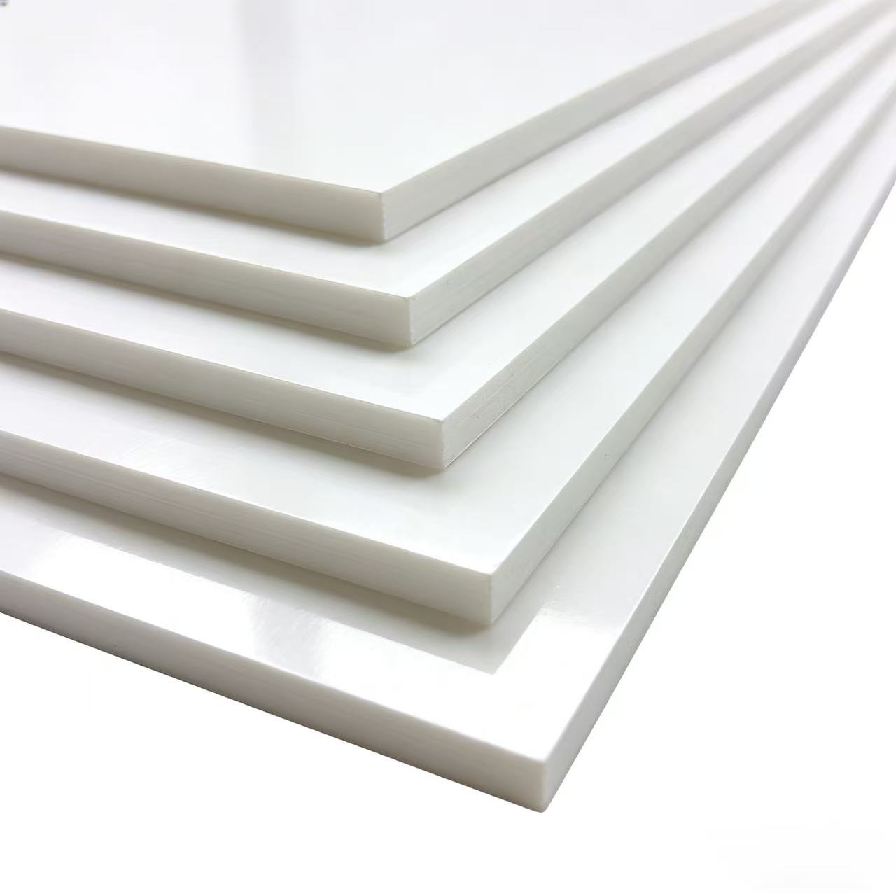 Feuille de plastique ABS blanc lisse