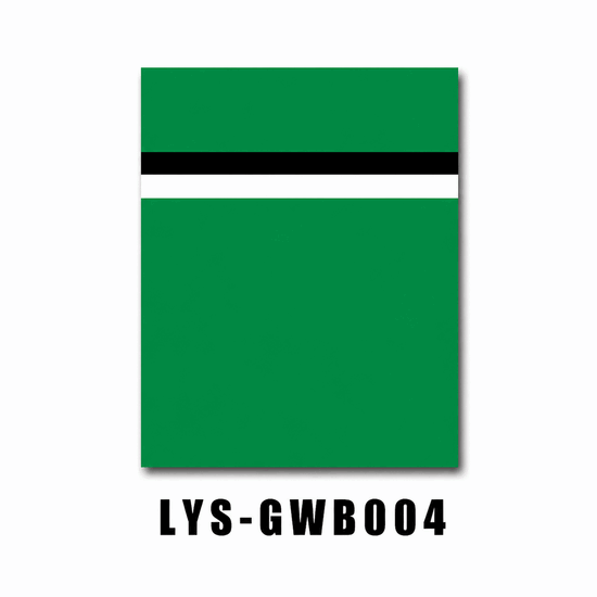 Feuille de gravure à trois couches vert blanc noir