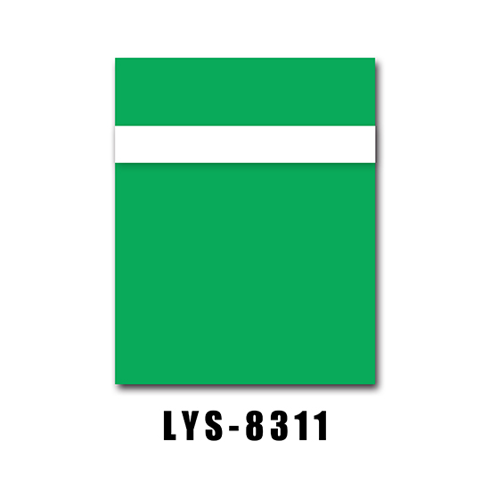 Plastique de gravure de signalisation laser blanc vert