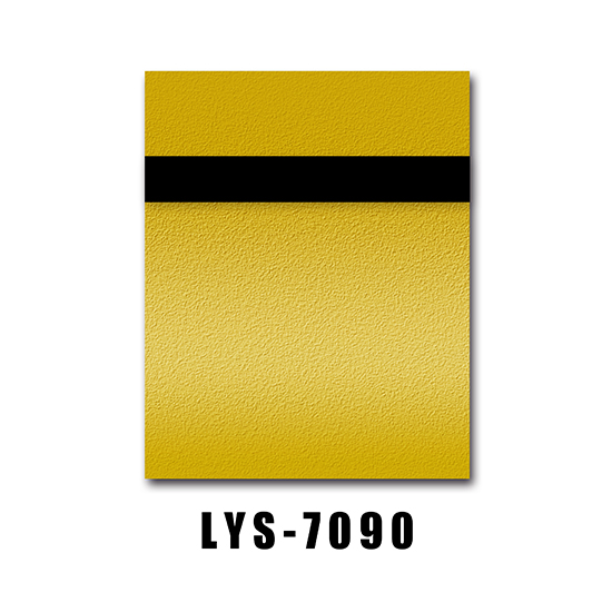 Feuille double couleur à réactivité laser avec effets de gravure clairs