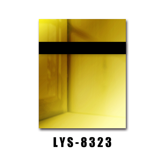 Feuille de plastique double couleur à gravure rotative