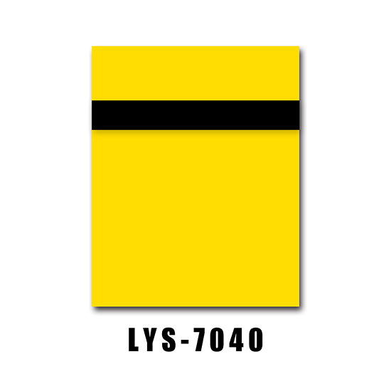 Feuille de gravure laser jaune noir