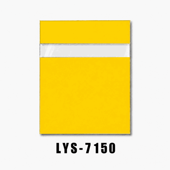 Acrylique de seconde surface jaune pour affichages de menus